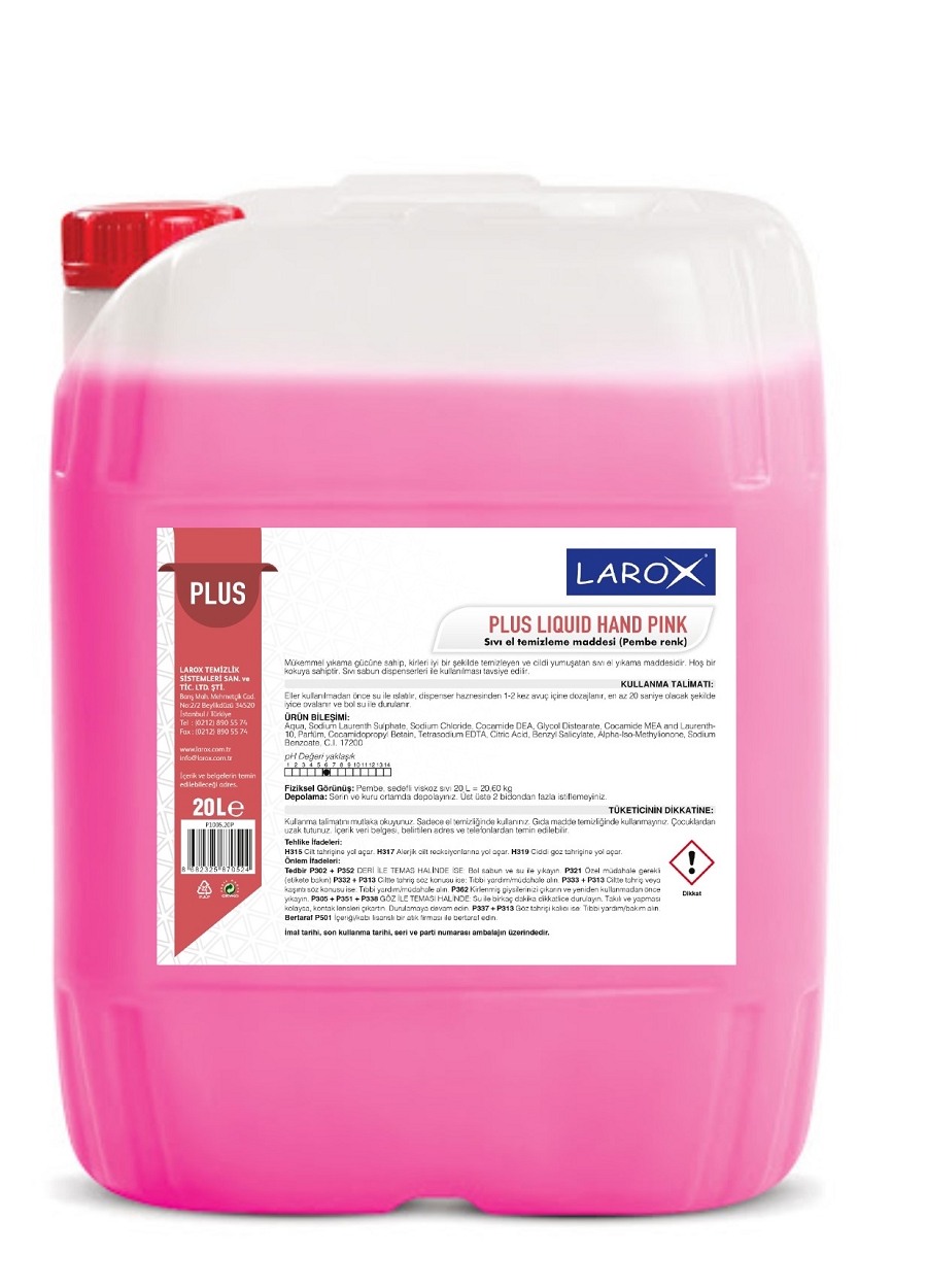  PLUS LIQUID HAND PINK Liquid Hand Washing Agent