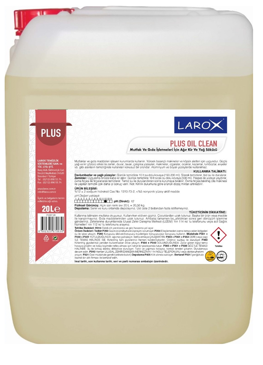 PLUS OIL CLEAN Ağır Kir ve Yağ Çözücü