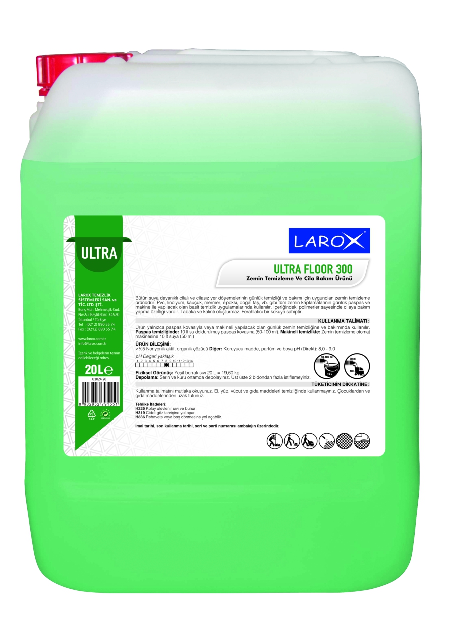 ULTRA FLOOR 300 - Floor Cleaning and Polish Care Product